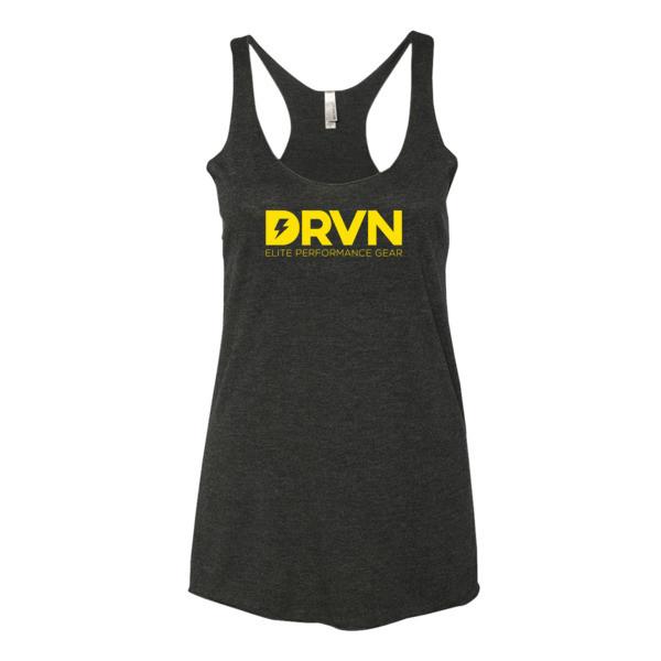 DRVN Black and Yellow Women's tank top - DRVN